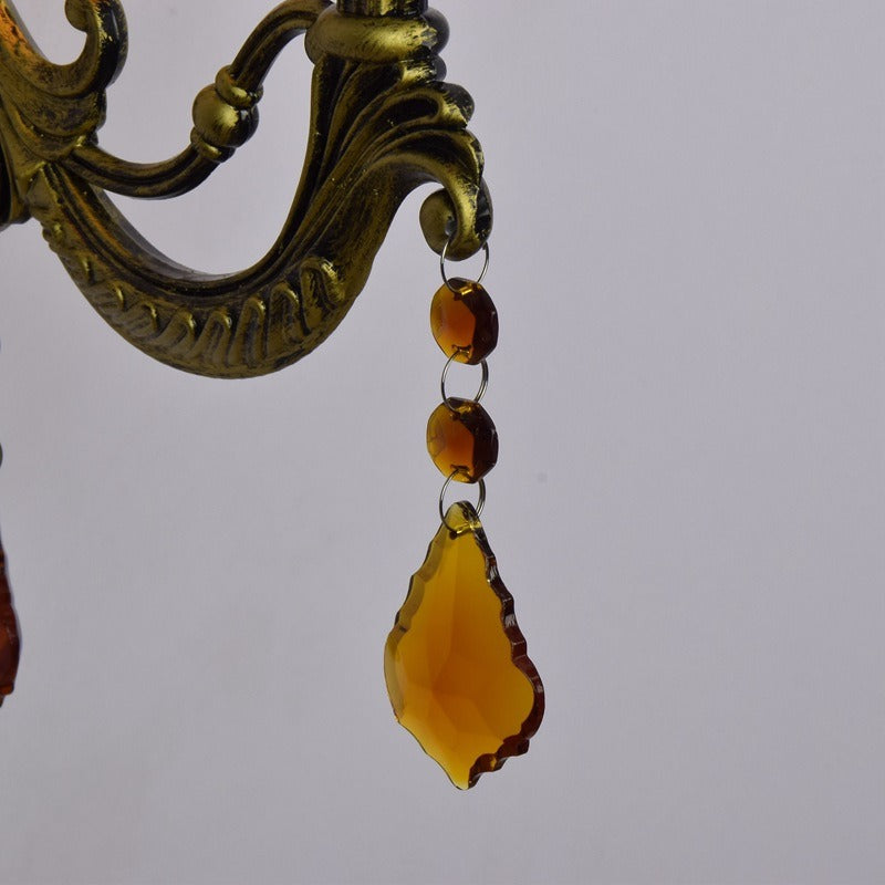 Tiffany Wall Lamp Pastoral Crystal Bar Hotel Hallway Arabic Style