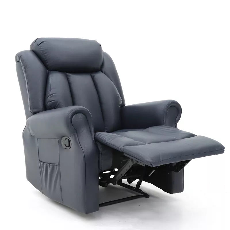 Modern Lazy Boy Fabric Manual Recliner Chair Sofa with Rocking and Swivel