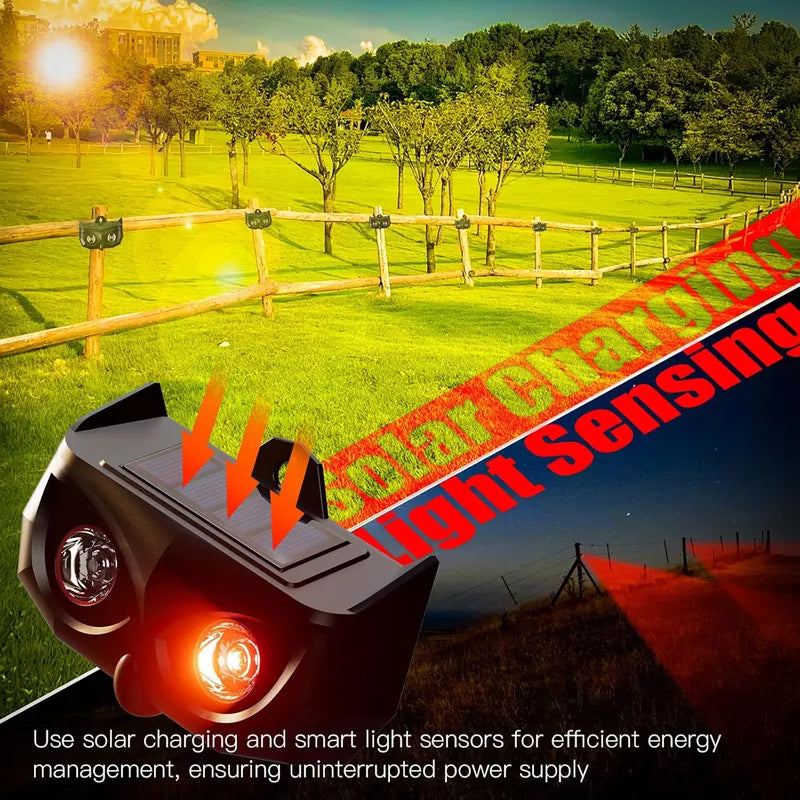 Solar Nocturnal Animal Repeller Predator Control Light (4 packs)