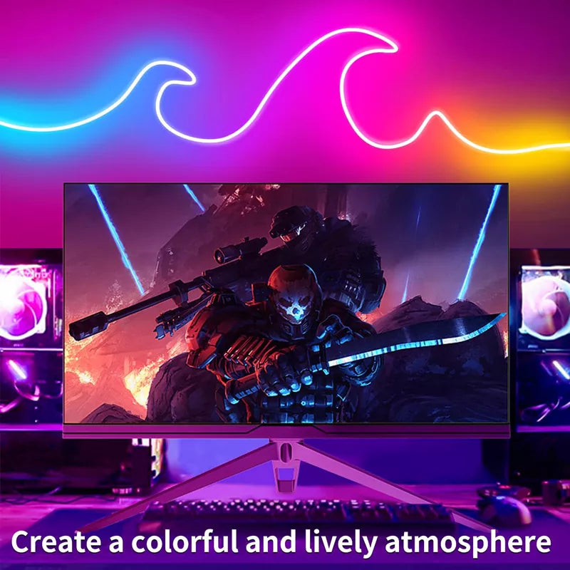 LED Neon Lights Strip 15M 24V RGB with Remote APP Control
