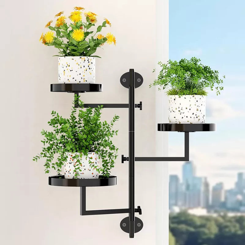Window Plant Shelves Rotating 3 Tier