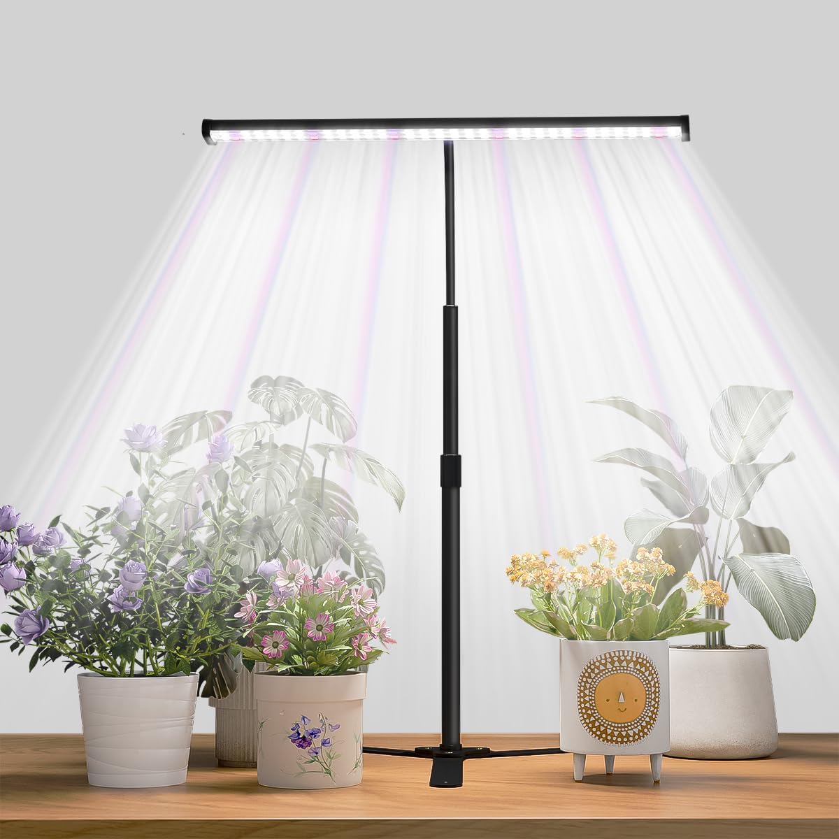 6000K 108LEDs Full Spectrum Plant Lamp with Timer 4/8/12Hrs