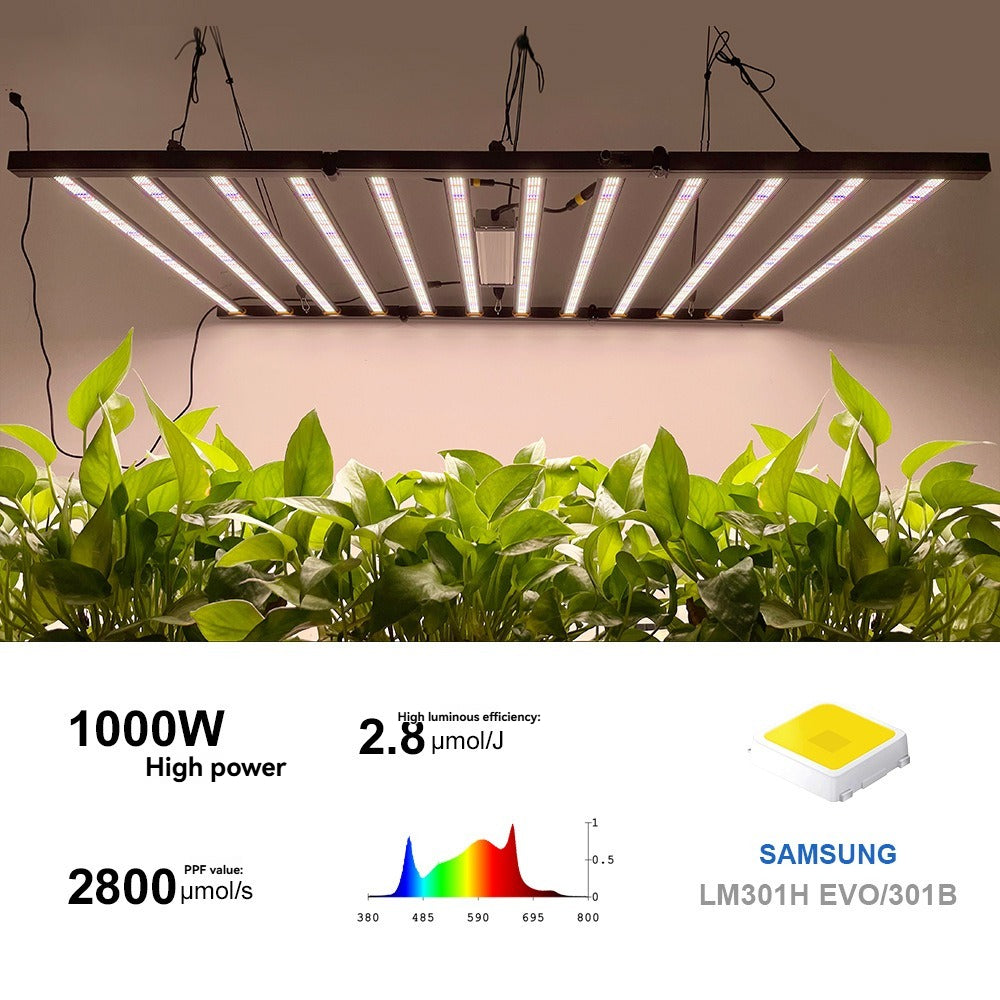 Greenhouse Full-spectrum Plant Grow Light Indoor 1200W