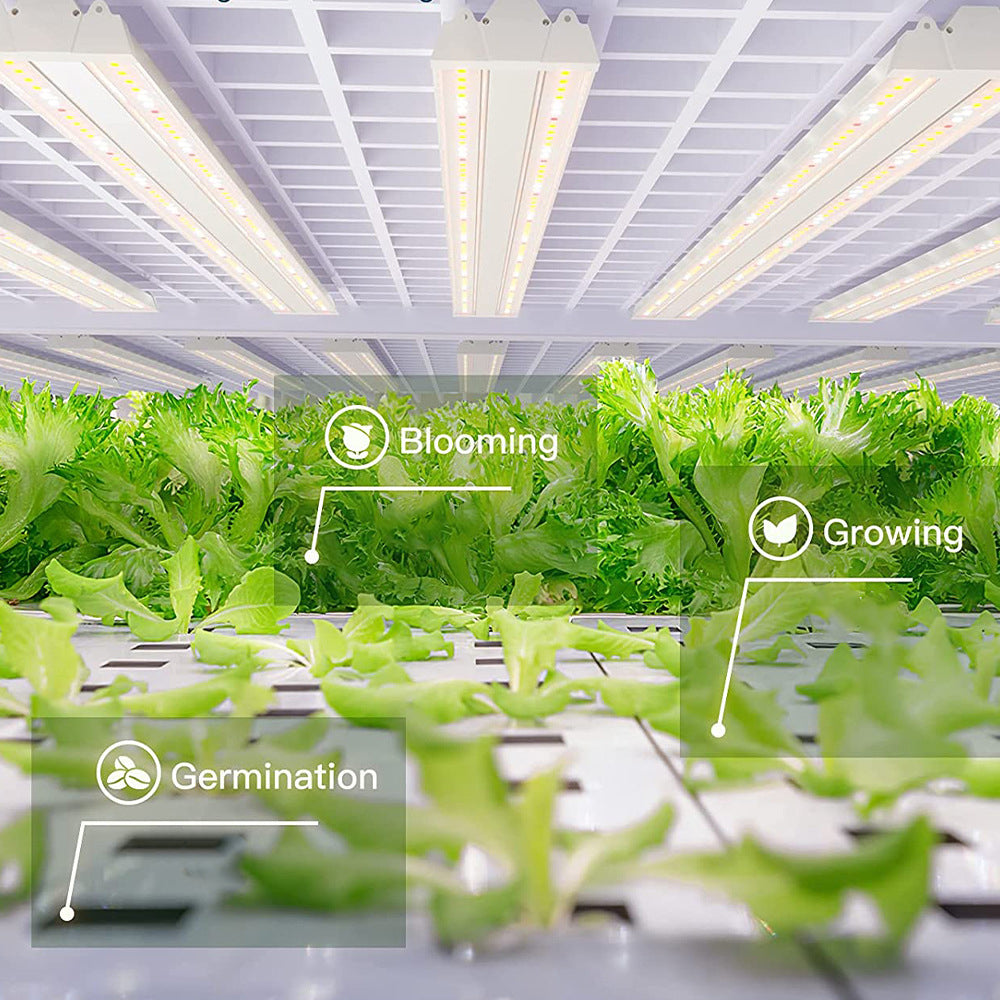 New Natural Light LED Greenhouse Plant Light Full Spectrum 4 Packs