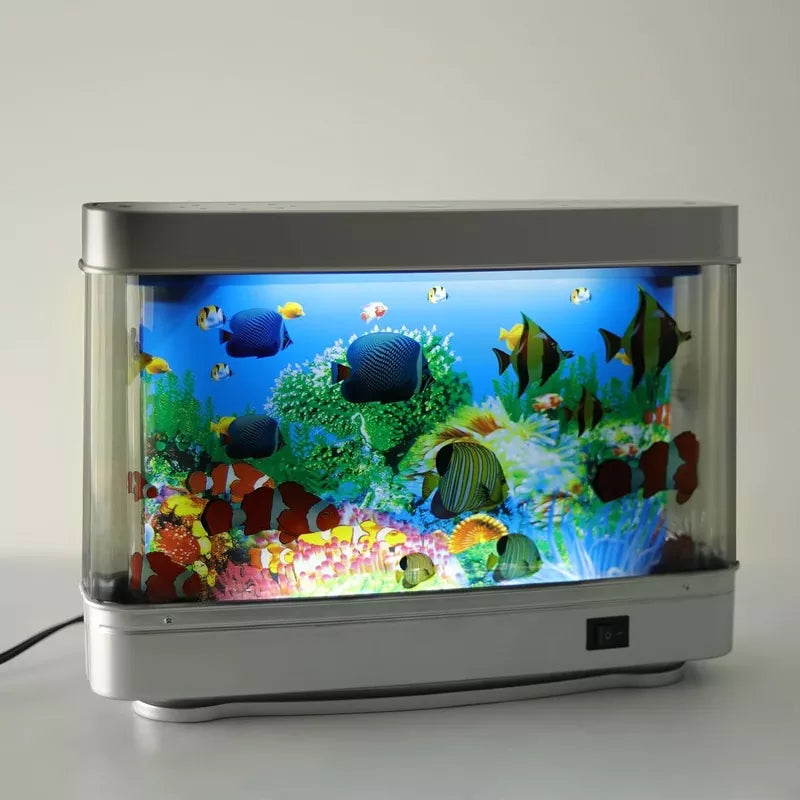 Artificial Tropical Fish Decorative Moving Aquarium Lamp Virtual Ocean Motion
