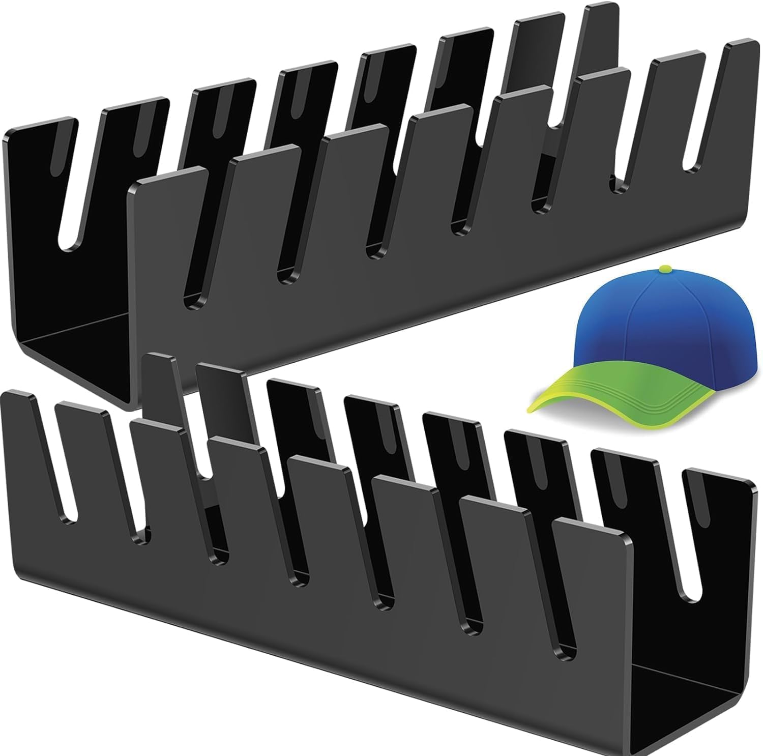 2024 new baseball cap display stand and storage box - ktvhomes