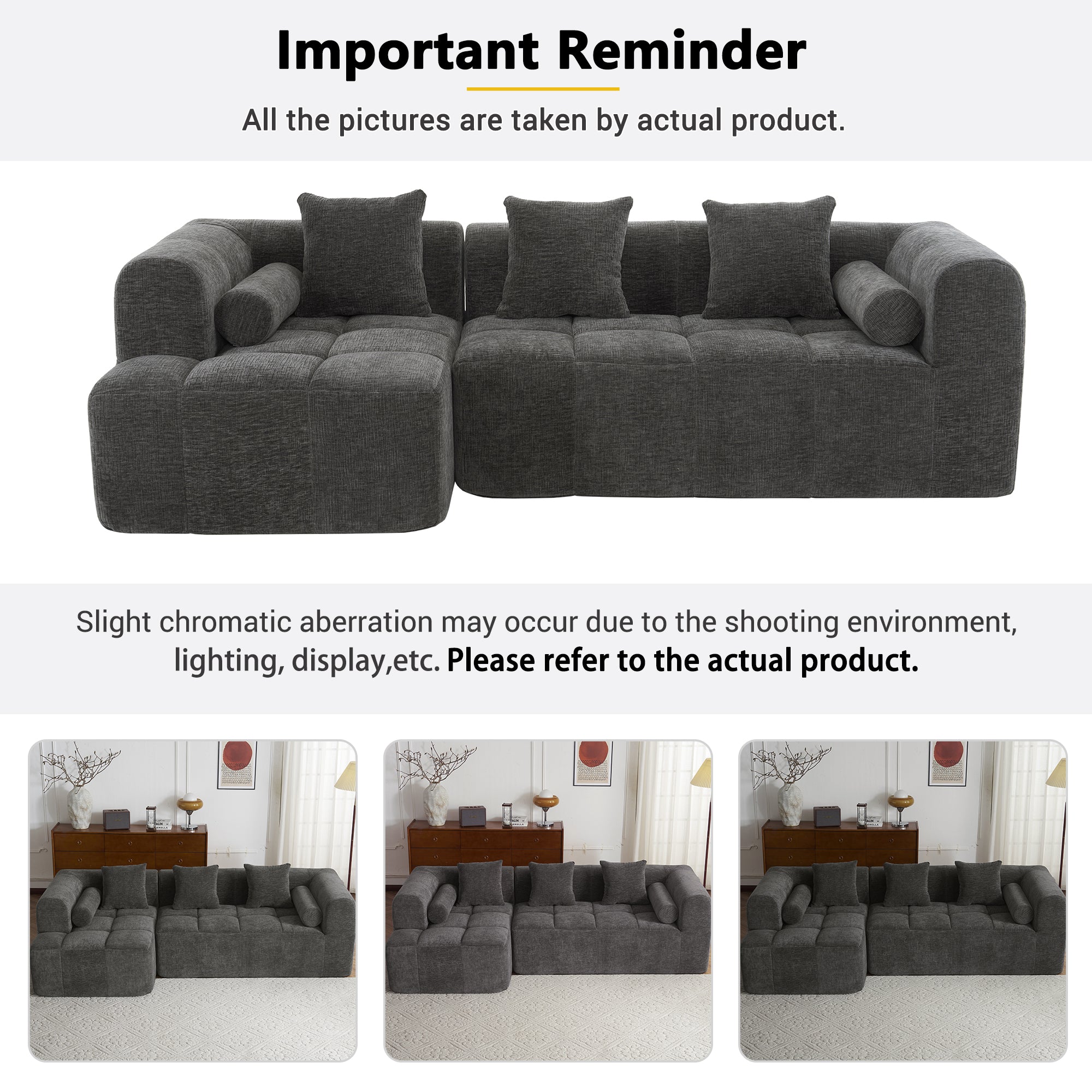 Compression Sofa Convertible Floor Sofa Bed with Fixed-Shape Frame