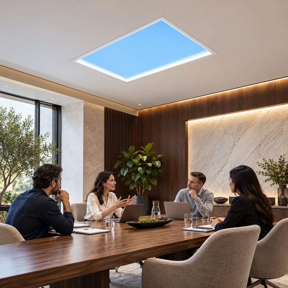 APP smart clear sky light-simulate whole day light