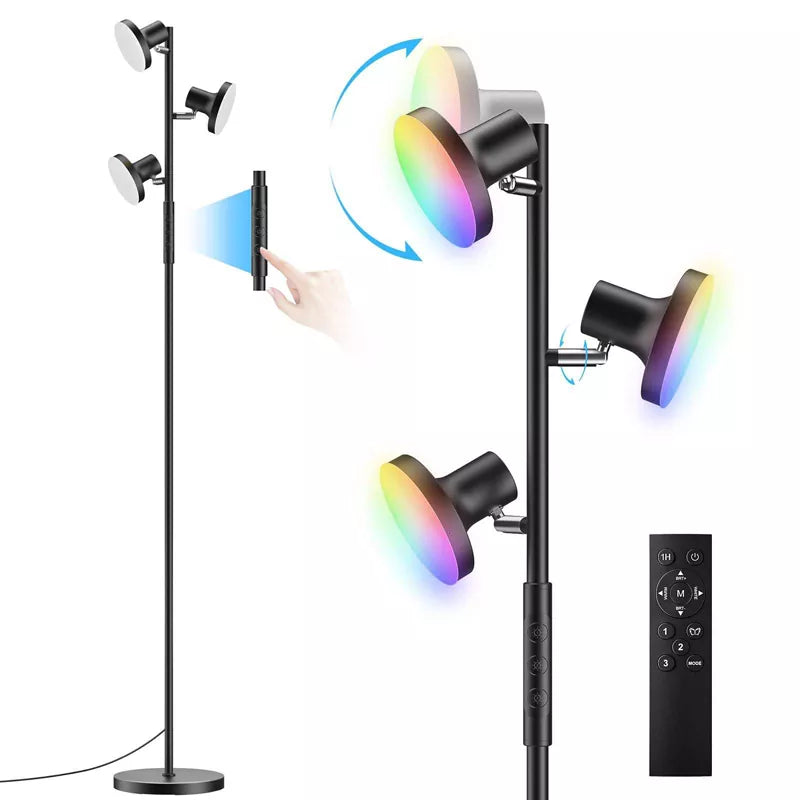 36W Color Changing RGBCW LED Tree Floor Lamp