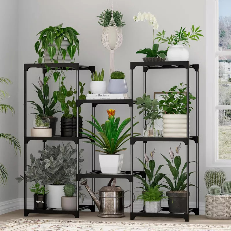 3 Tiers 8 Pots Potted Flower Plant Stands for Indoor Plants Multiple