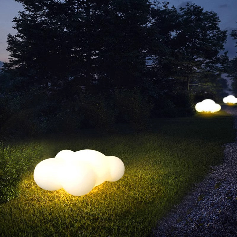 Solar-powered Floor Lamps Cloud Lights for Courtyards Villas landscapes