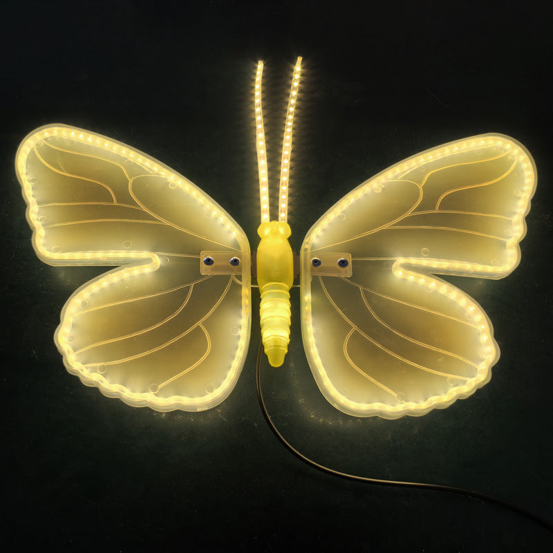 3D LED Butterflies Decorations Lights with Movement Scenic Garden Dynamic Wings
