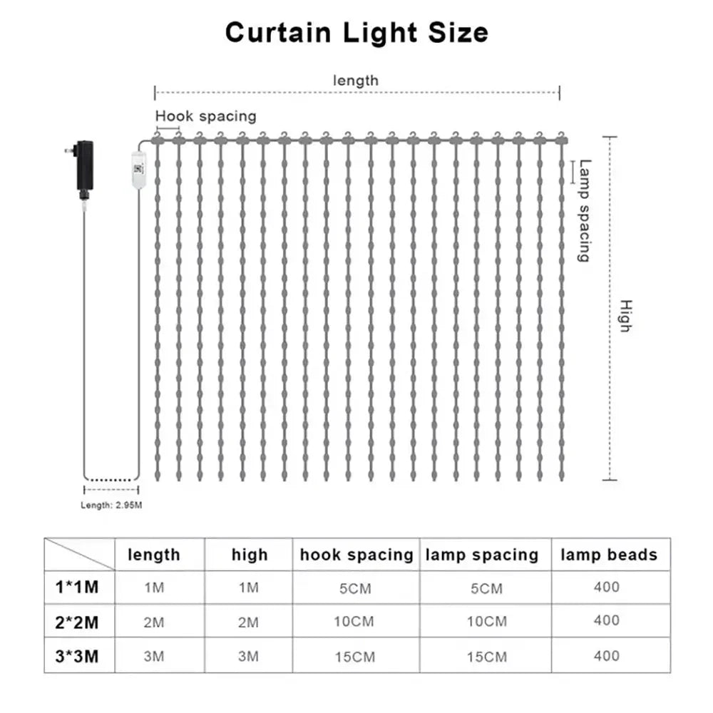400 LED Smart APP Decorative Lights-DIY Text/Animation - ktvhomes