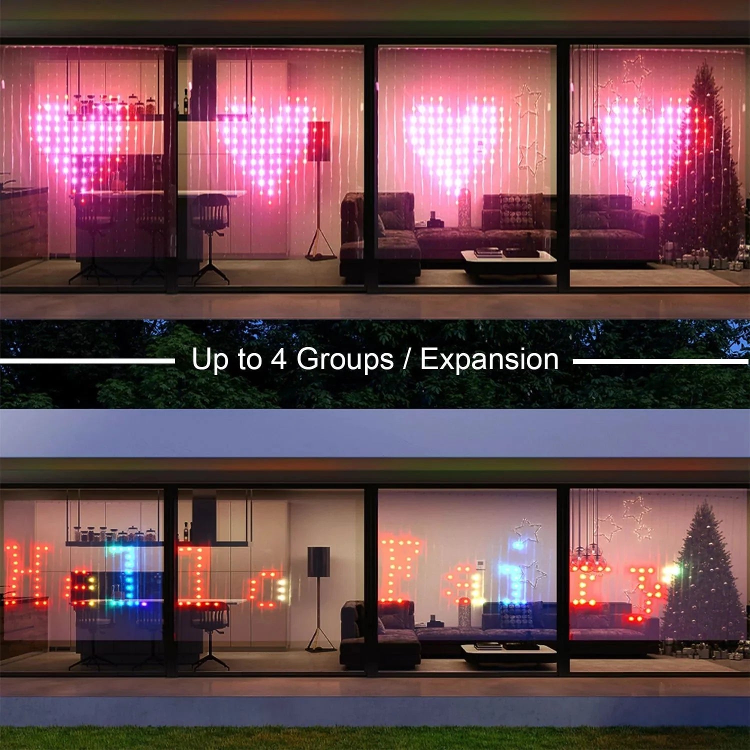 400 LED Smart APP Decorative Lights-DIY Text/Animation - ktvhomes