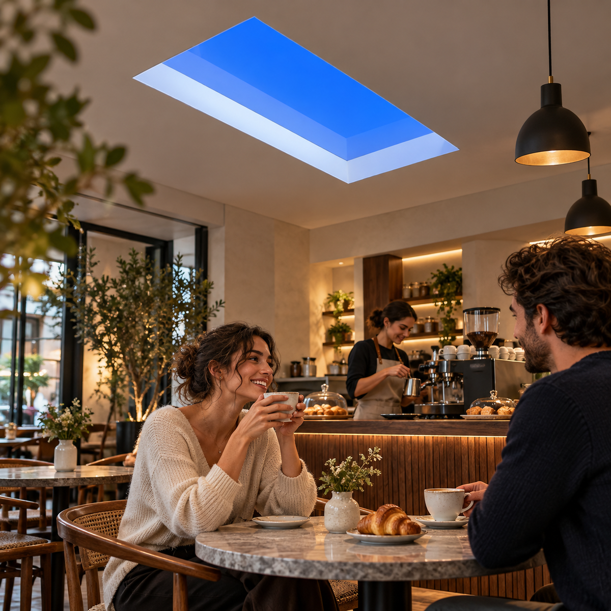 APP smart clear sky light-simulate whole day light