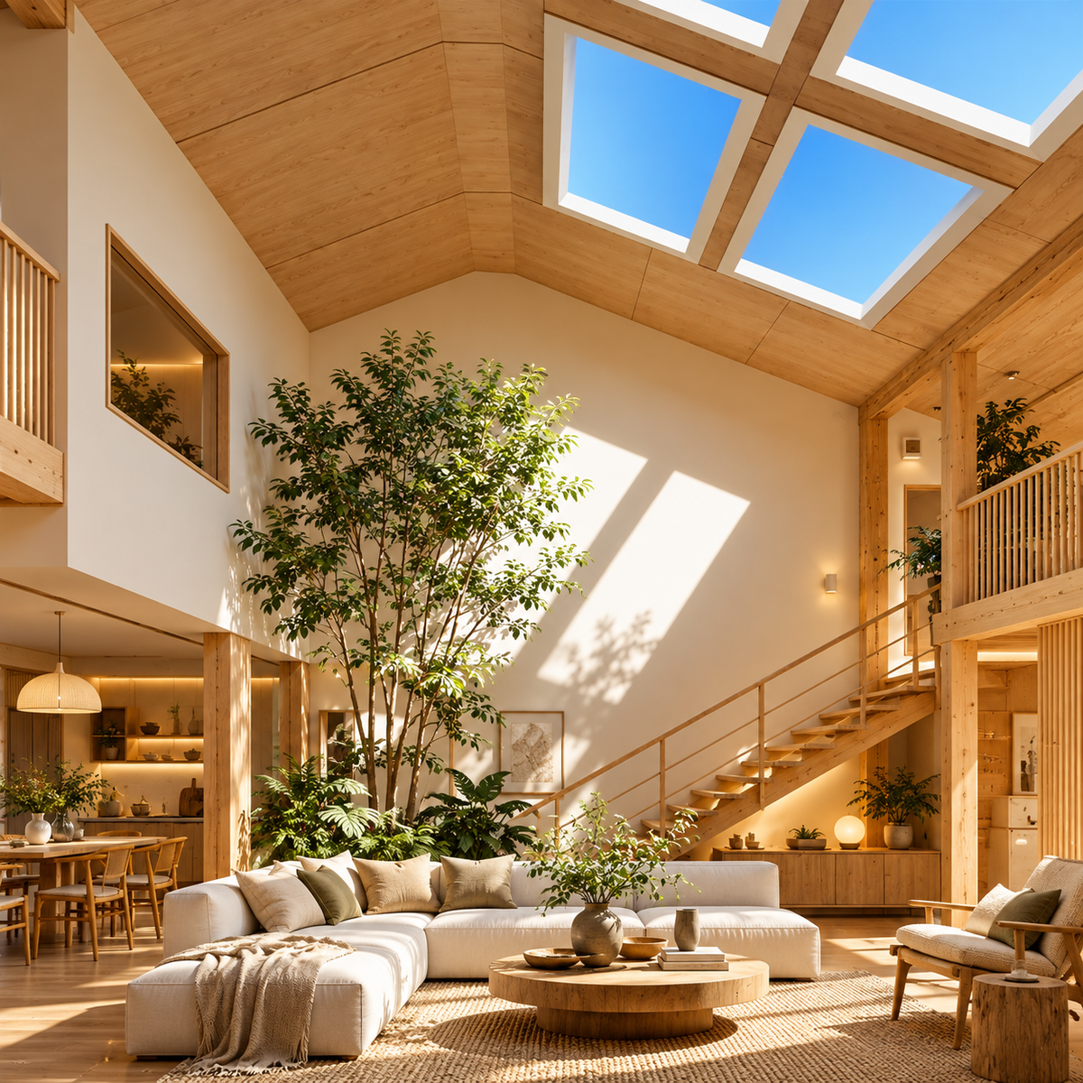 APP smart clear sky light-simulate whole day light