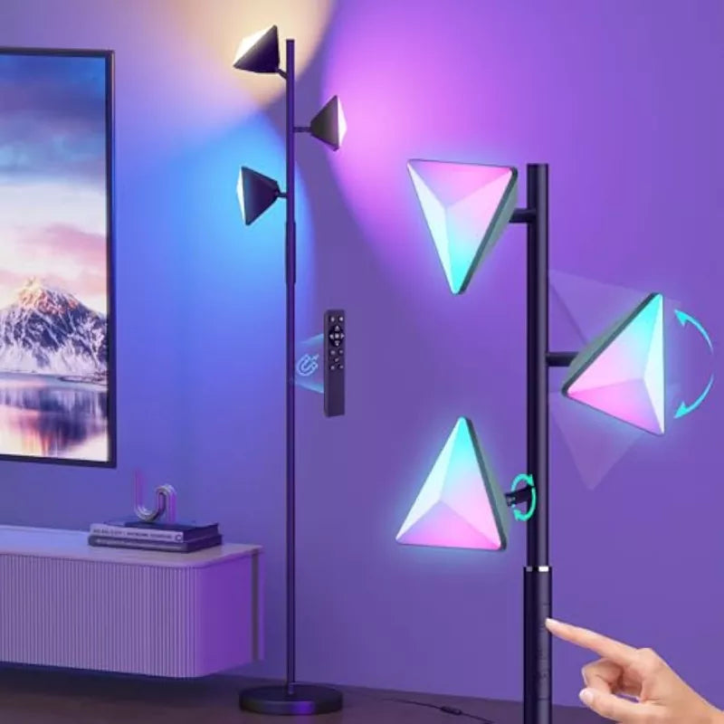 36W Color Changing RGBCW LED Tree Floor Lamp