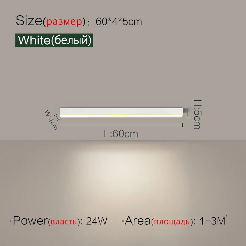 LED Ceiling Strip Lights for Kitchen Living Room Bedroom Balcony