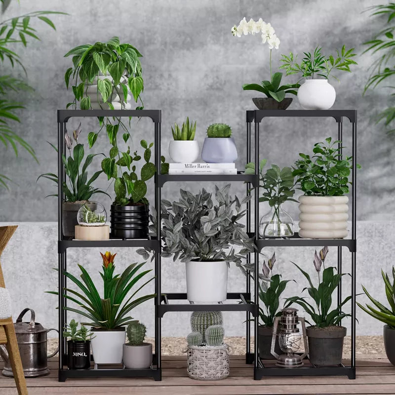 3 Tiers 8 Pots Potted Flower Plant Stands for Indoor Plants Multiple