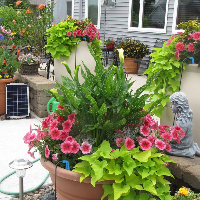 Drip Irrigation System Water-Saving Solar Controller Smart Timer Kit