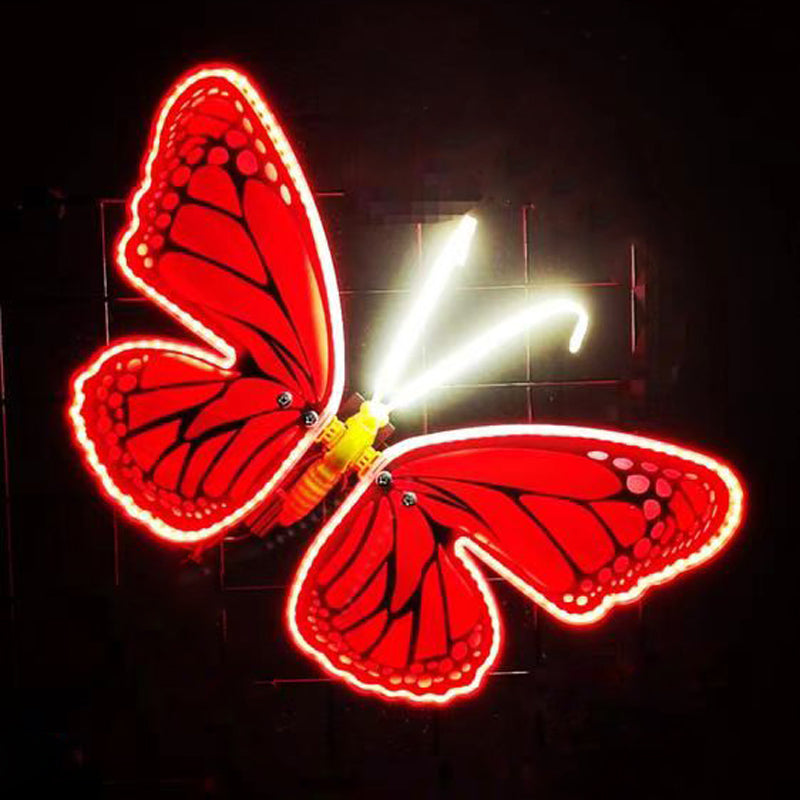 3D LED Butterflies Decorations Lights with Movement Scenic Garden Dynamic Wings