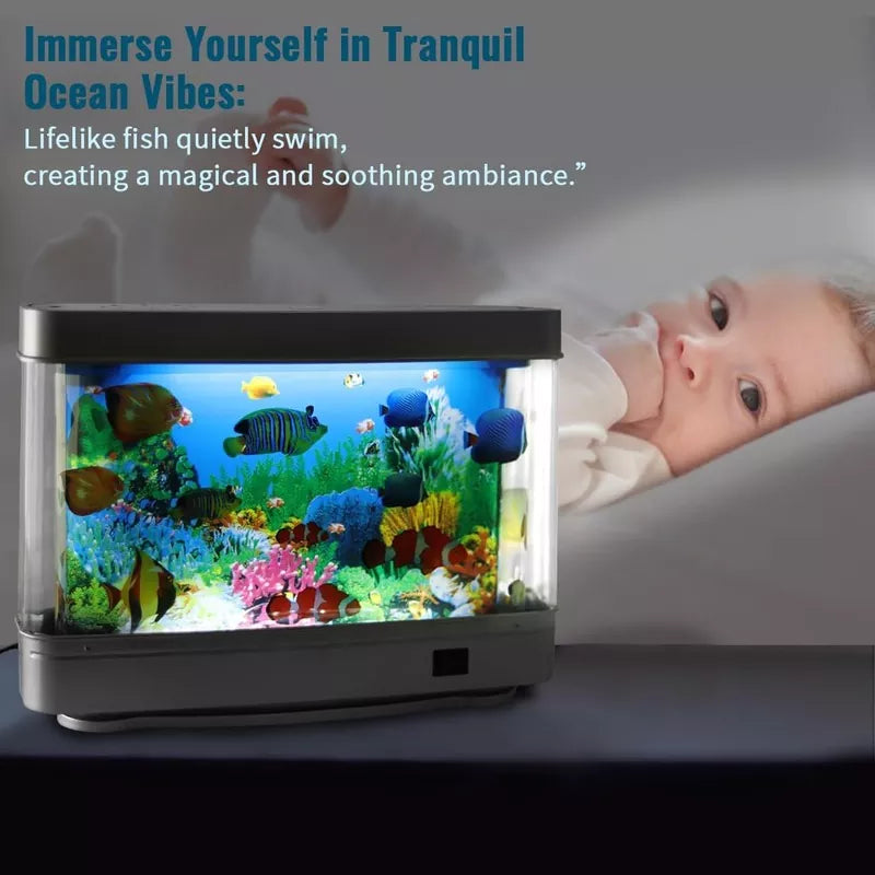 Artificial Tropical Fish Decorative Moving Aquarium Lamp Virtual Ocean Motion