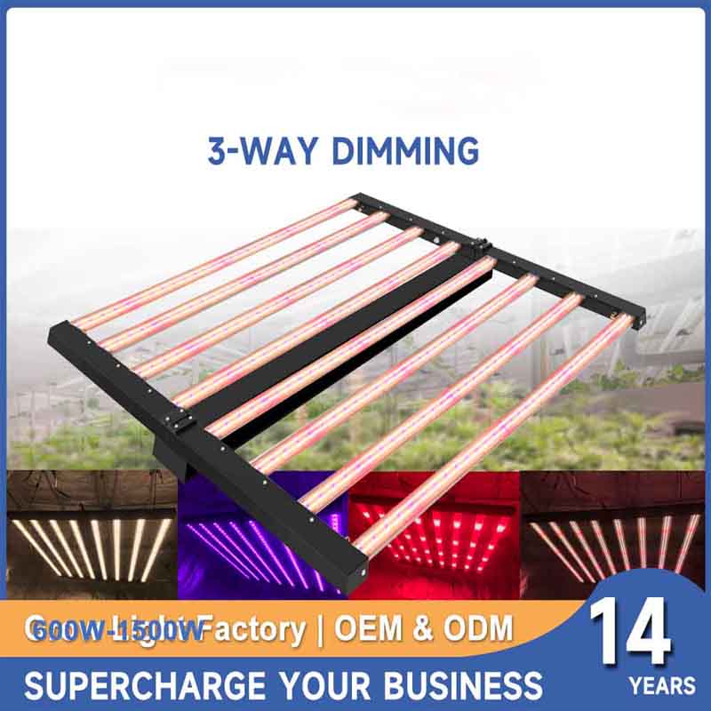 PPFD 2800 Umol/S Led Grow Lights 1000W Yields up to 4Lb For Green House