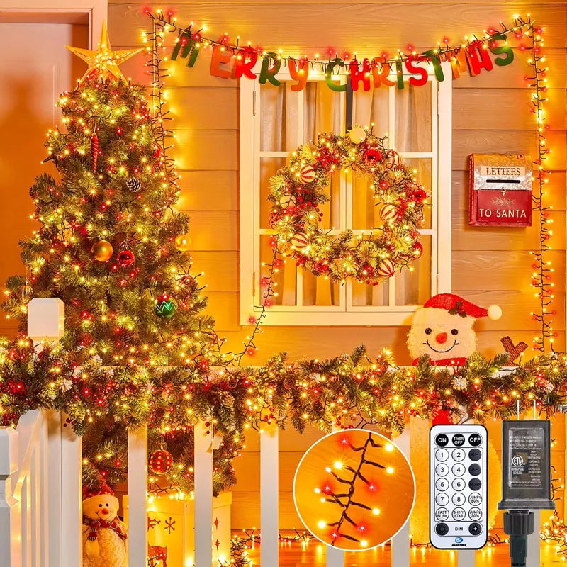 1000 LED 72 Ft Christmas Firecrackers String Lights