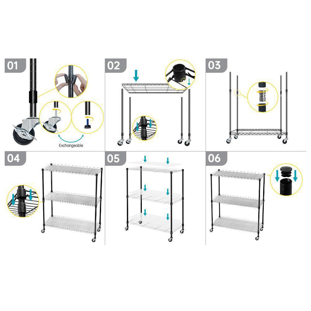 LED Plant Shelf Indoor Garden Kit with Metal Holder Square Home Vegetable Planter