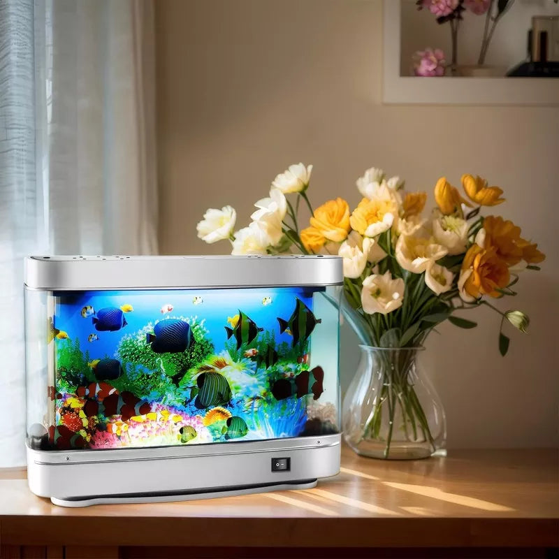 Artificial Tropical Fish Decorative Moving Aquarium Lamp Virtual Ocean Motion