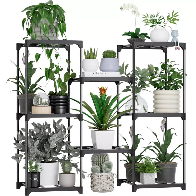 3 Tiers 8 Pots Potted Flower Plant Stands for Indoor Plants Multiple