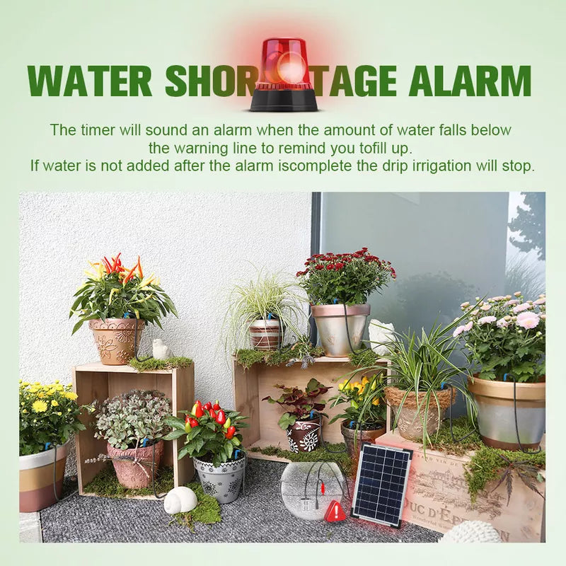 Drip Irrigation System Water-Saving Solar Controller Smart Timer Kit