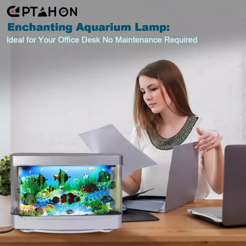 Artificial Tropical Fish Decorative Moving Aquarium Lamp Virtual Ocean Motion