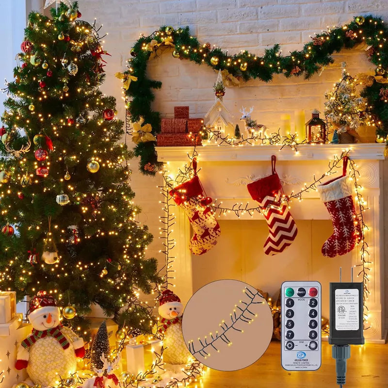 1000 LED 72 Ft Christmas Firecrackers String Lights