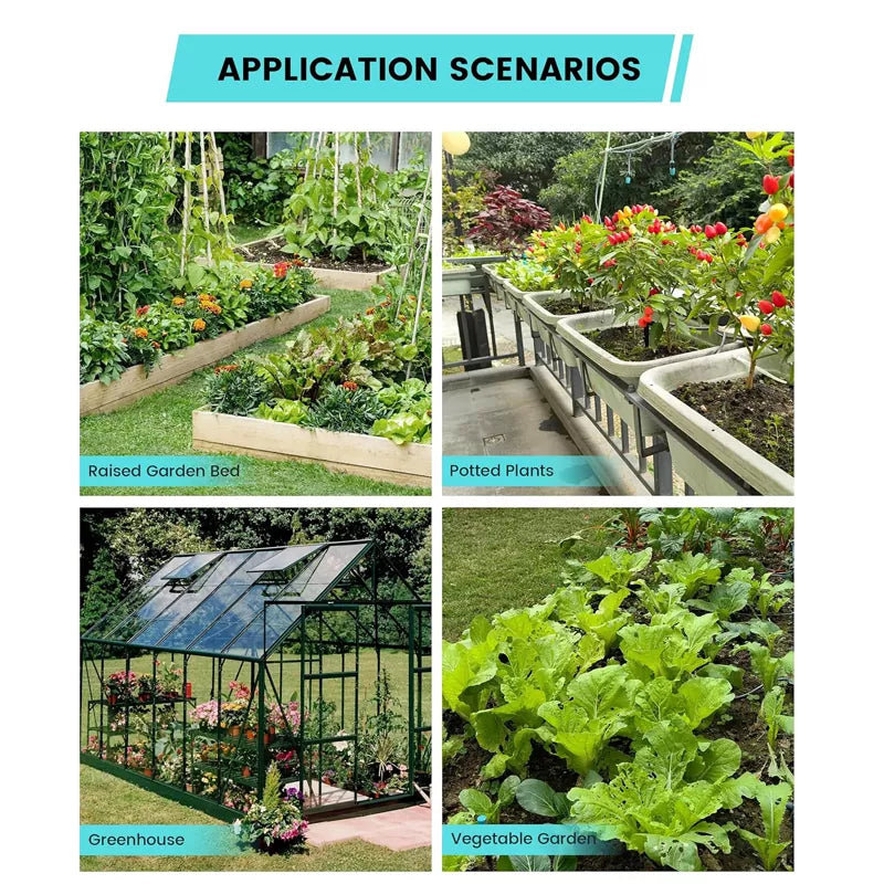 230 FT Drip Irrigation System Kit with Quick-Connect System