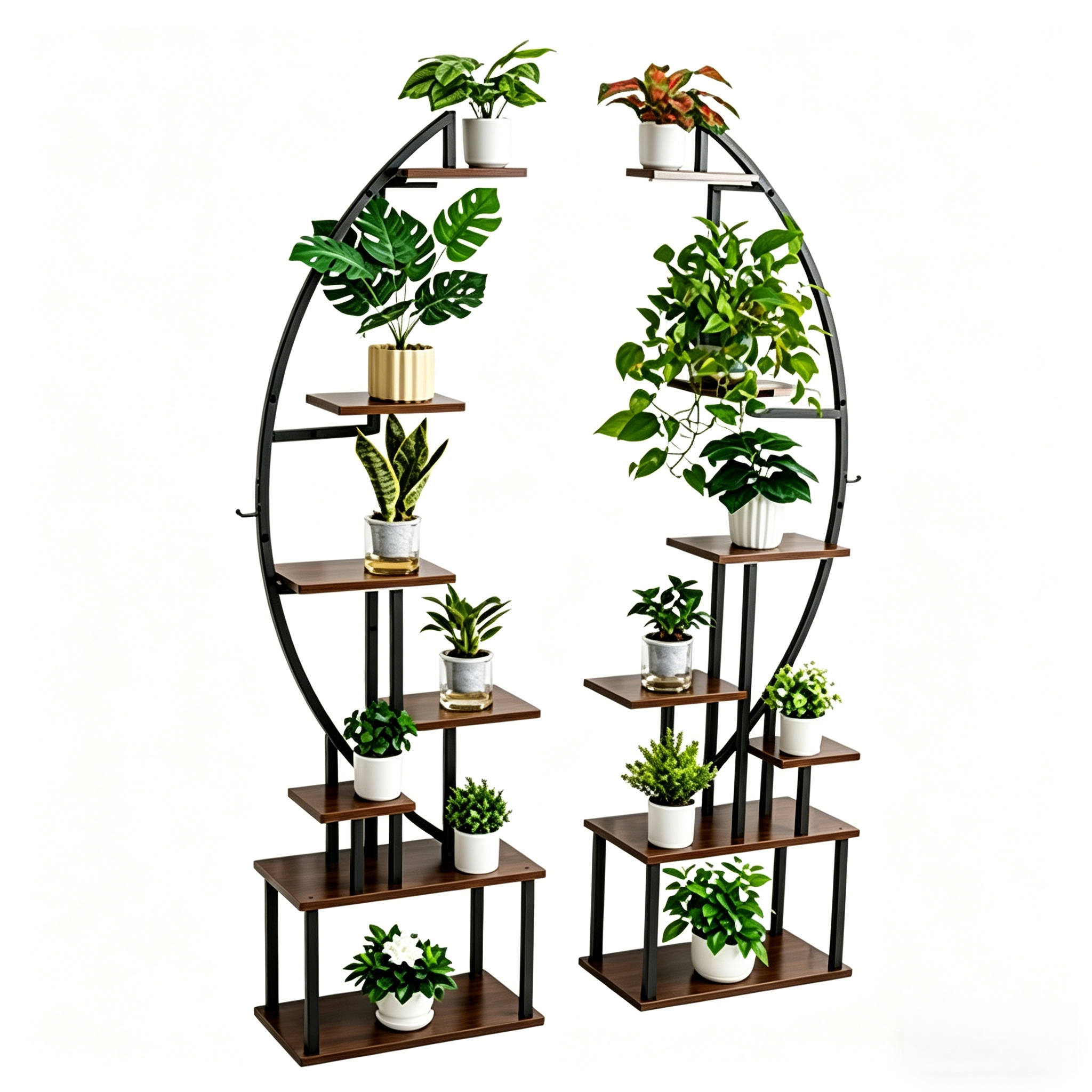 Plant Stand Indoor with Grow Lights 65.5 in Tall 7-Tiered