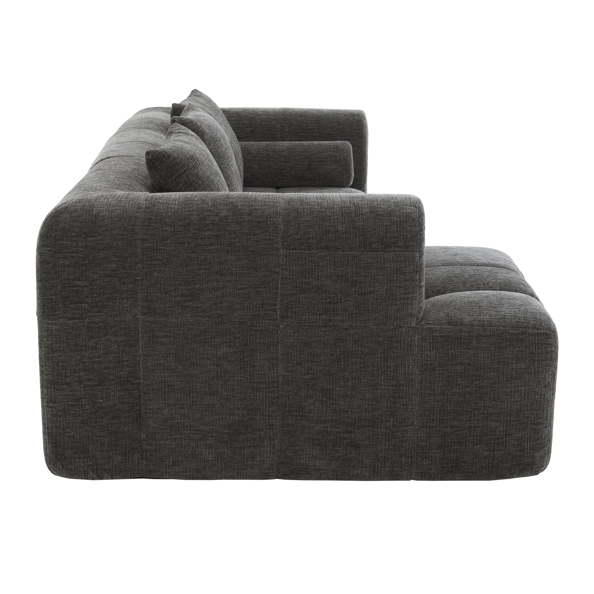 Compression Sofa Convertible Floor Sofa Bed with Fixed-Shape Frame