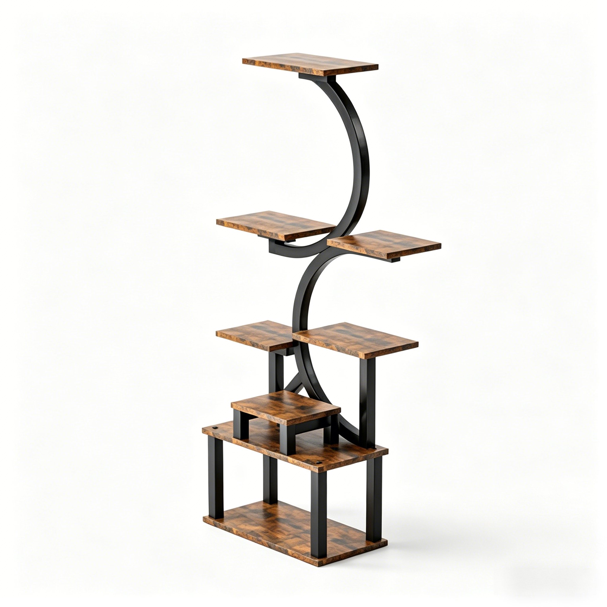 8-Tiered Indoor Plant Stand with 5 Grow Lights