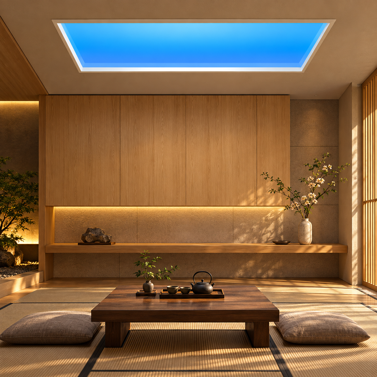 LED Artificial Skylight Smart Home Wifi Control Ceiling Lamp