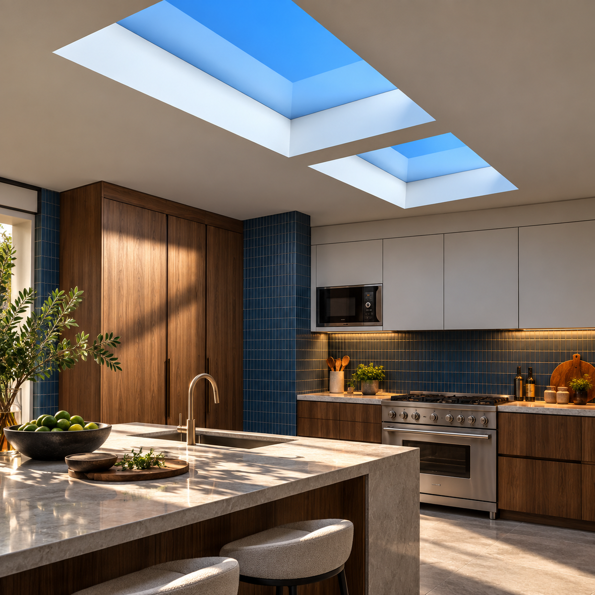 LED Artificial Skylight Smart Home Wifi Control Ceiling Lamp
