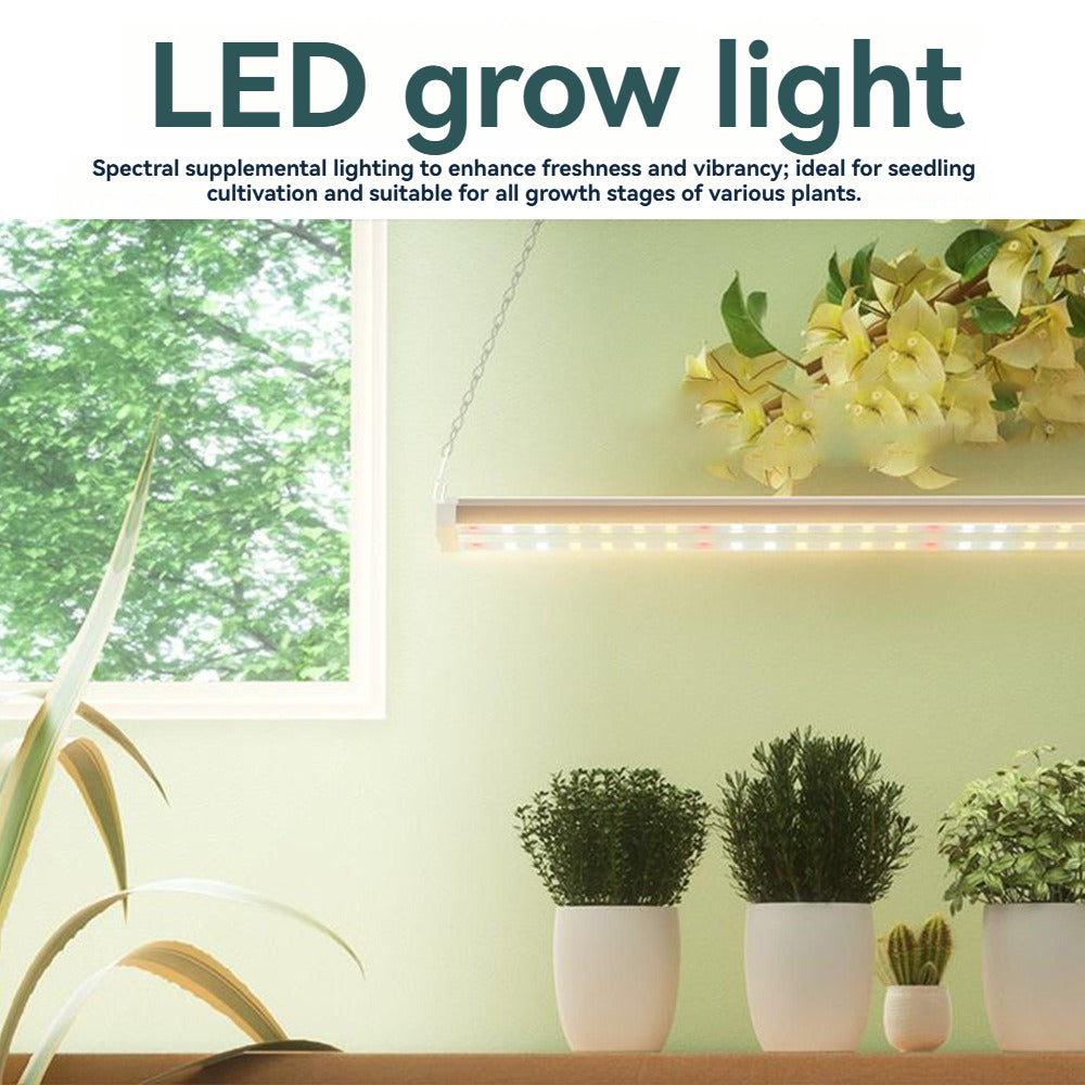New Natural Light LED Greenhouse Plant Light Full Spectrum 4 Packs