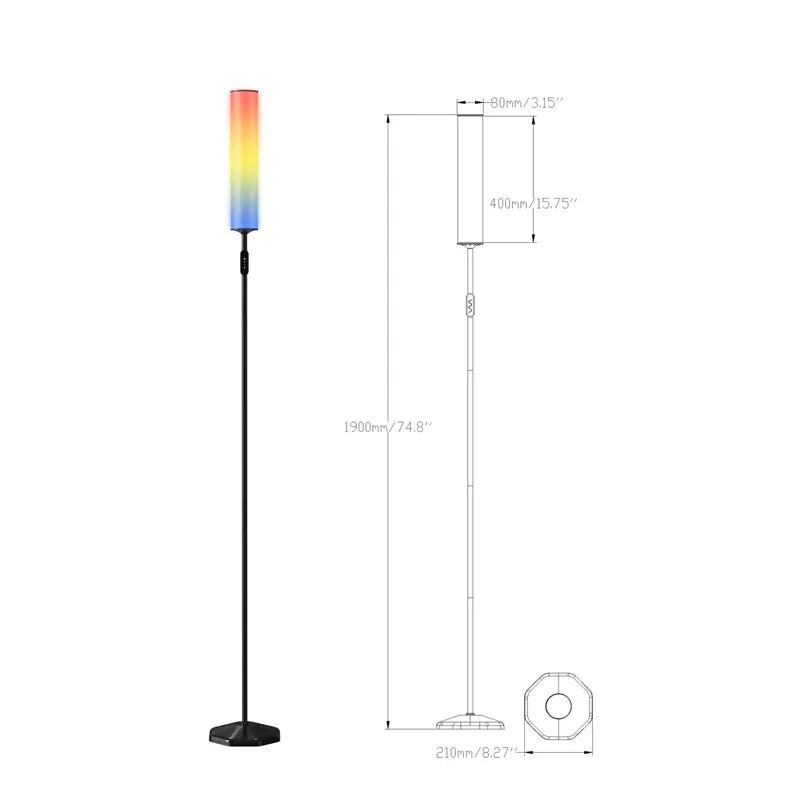 RGB color changing corner light-D2