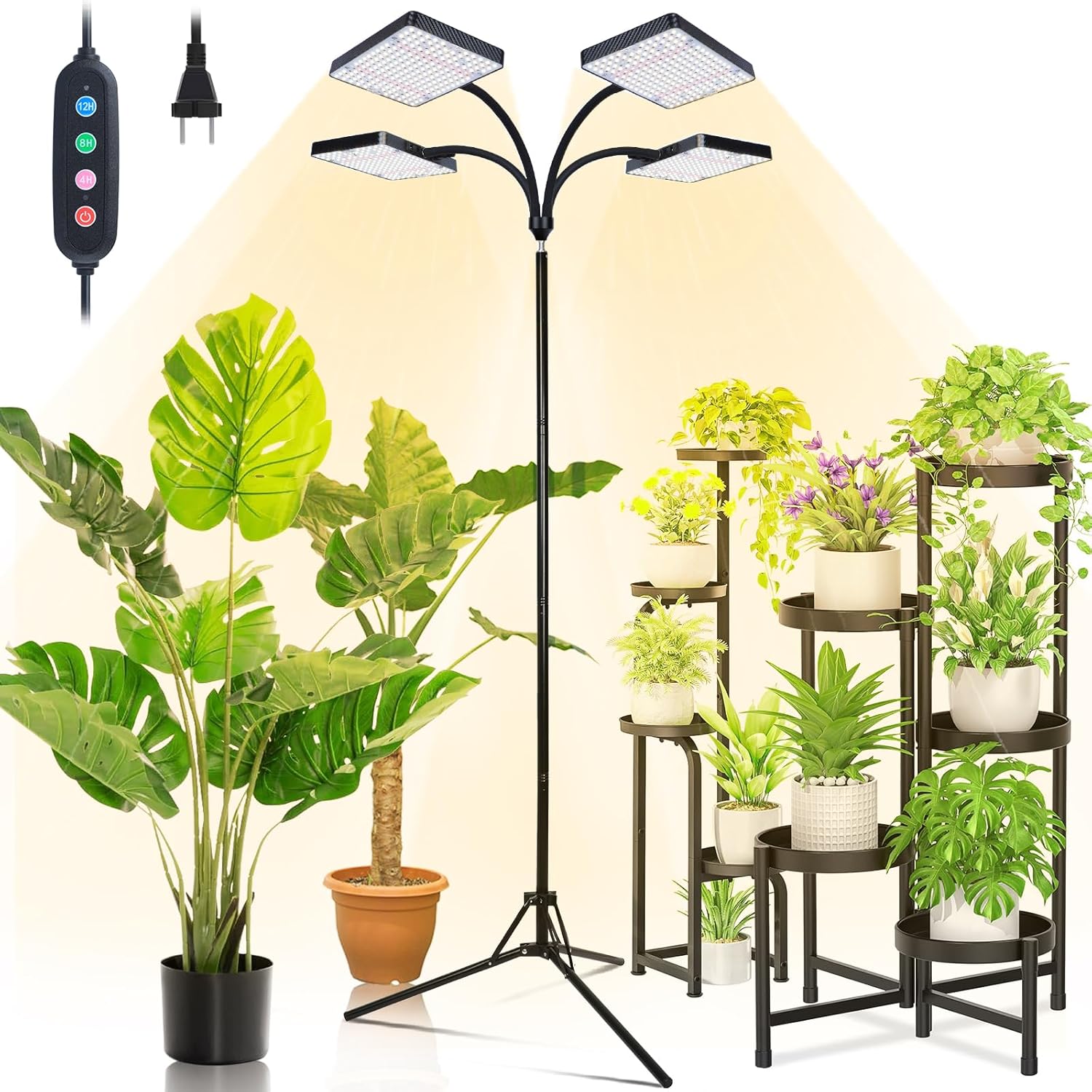 28W Natural Sunlight Full Spectrum Plant Growing Lamps