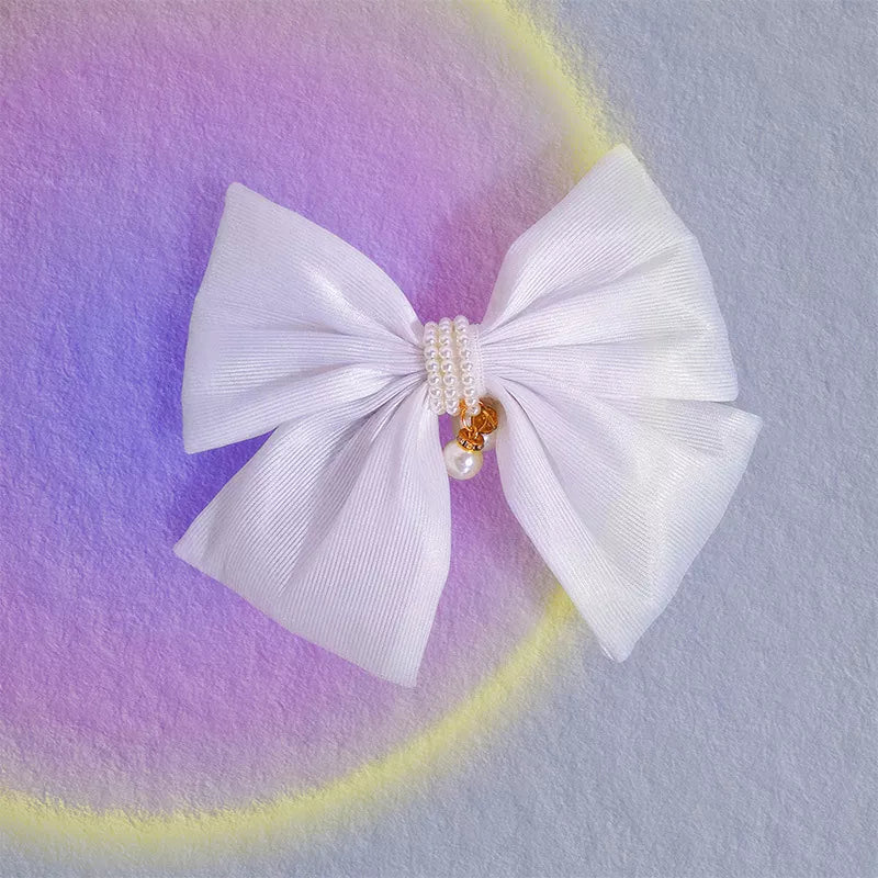 LED Light-Up Handmade Jumbo Bow-Knot Hair Clips