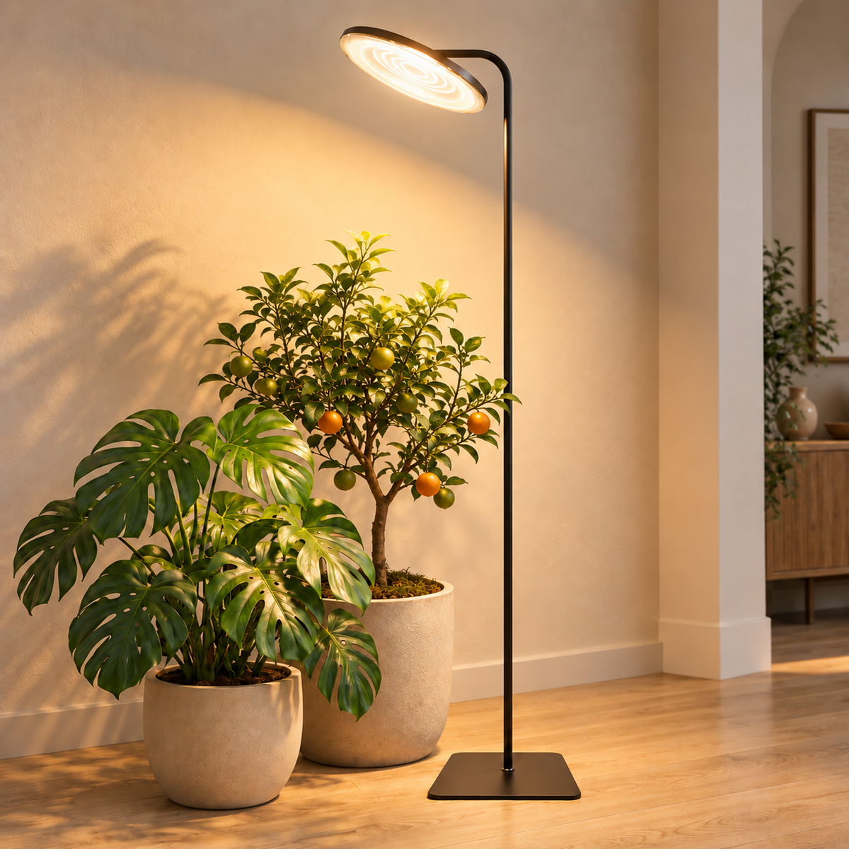 100W IP65 Full-Spectrum LED Floor Grow Light for Indoor Plants