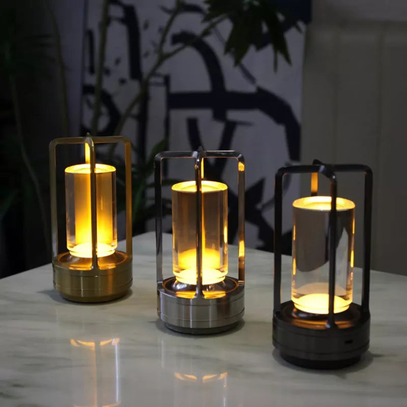 Crystal Lantern Lamp For Restaurant Bedroom bar Cafe Camping