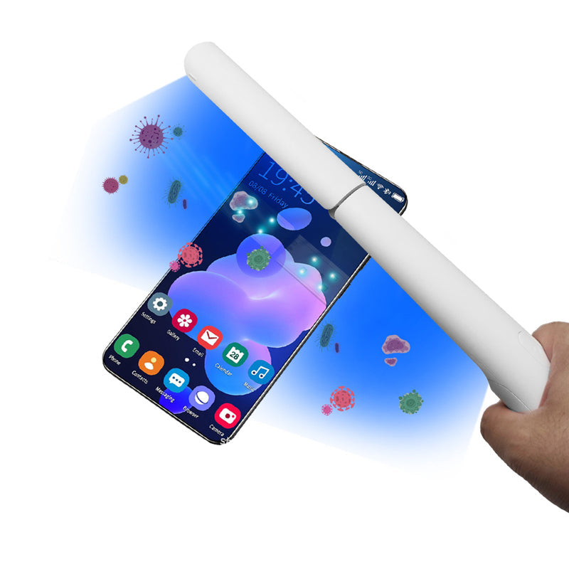 Portable UVC Light Disinfector Lamp Chargeable Foldable UV Wand for Home Hotel Travel