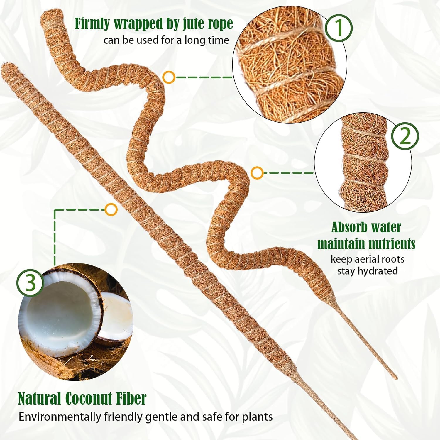Bendable plant moss pole - ktvhomes
