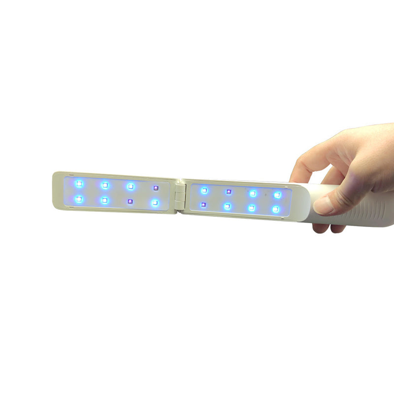 Portable UVC Light Disinfector Lamp Chargeable Foldable UV Wand for Home Hotel Travel