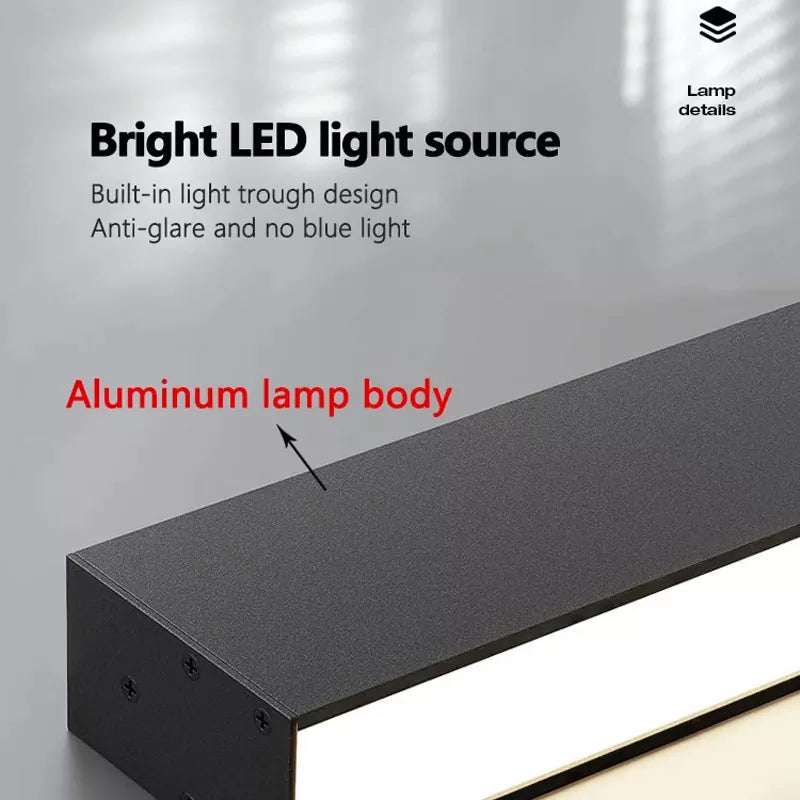 LED Ceiling Strip Lights for Kitchen Living Room Bedroom Balcony